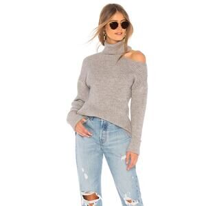 Lovers + Friends Gray Del Mar Sweater XL NWT